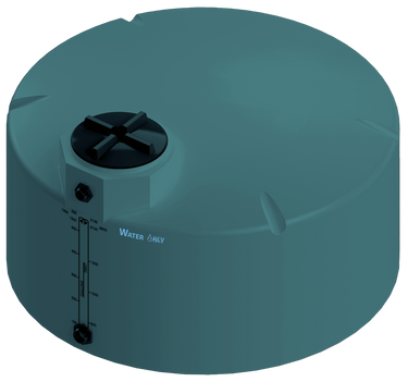 550 Gal ProChem® Potable Water Tank w/Bulkhead Fittings - Twist Lid 16